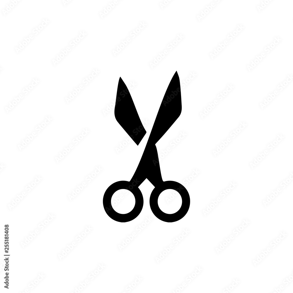 Scissors icon. Hair sign Scissors icon. Hair sign