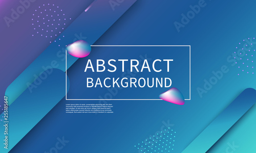 Fluid shape composition. Abstract cover design.