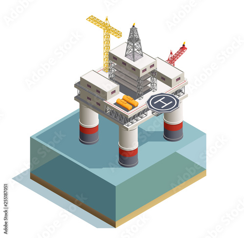 Oil Production Isometric Composition