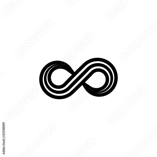 Creative illustration of infinity symbol vector