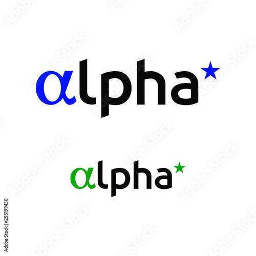Alpha - Logotype pour entrepruse