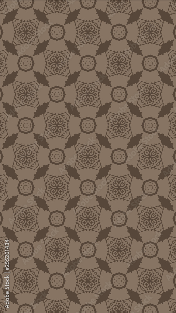 Ornate geometric pattern and two-tone abstract background Ornate geometric pattern and two-tone abstract background