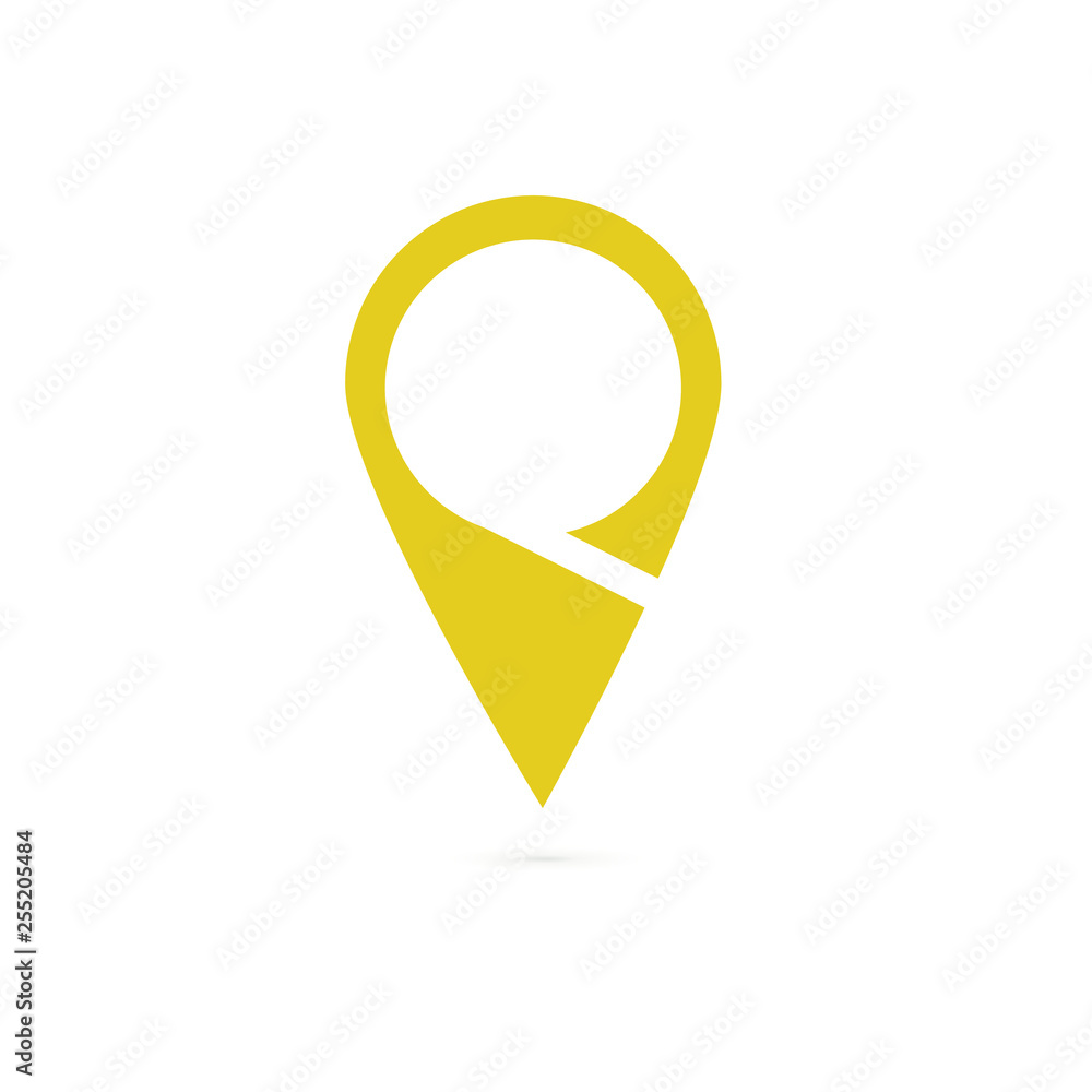 Geo location icon suitable for info graphics, websites and print media. Colorful vector, flat icon, clip art. Geo location icon suitable for info graphics, websites and print media. Colorful vector, flat icon, clip art.
