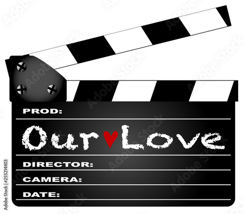 Our Love Clapper Board