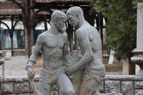 Memorial Park statues in Knjazevac city photo