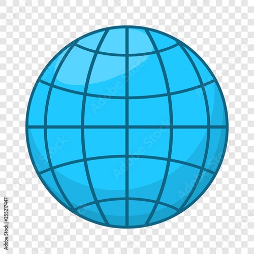 Planet icon in cartoon style isolated on background for any web design 