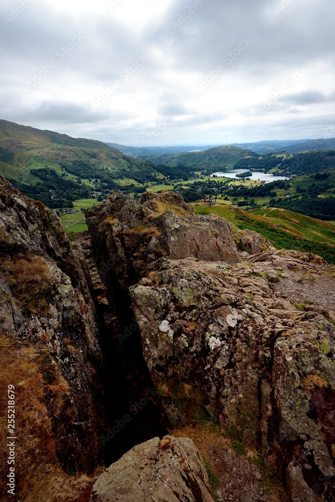Obraz premium Grassmere from Helm Crag