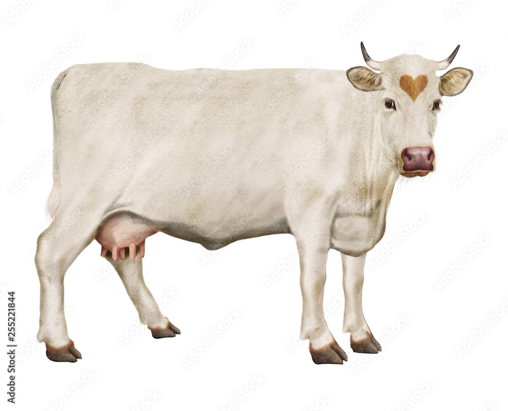 vache laitière, blanche, blanc, coeur, amour , animal, ferme, bétail, , mollet, gazon, agriculture, isolé, brun, taureau, champ, prairie, mammifère, alpage, boeuf, bétail, lait, vert, exploitation lai