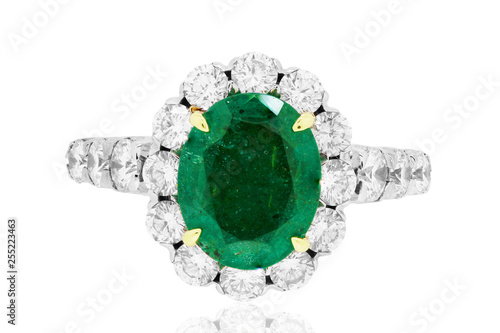 jewelry diamonds with and gemstone emerald ruby and Sapphire ring earrings