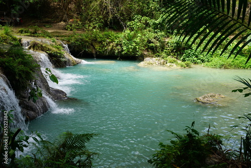 View at Cambugahay Waterfall in Siquijor Island, Philippines
