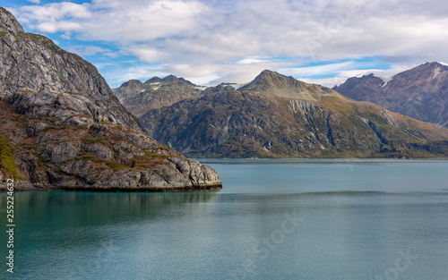 Cruising around Tracy Arm Fjord to the Tracy to visit the Sawyer glaciers. 