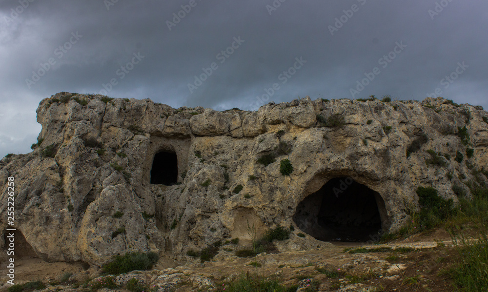 ruins of old cave
