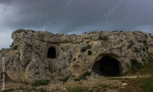 ruins of old cave