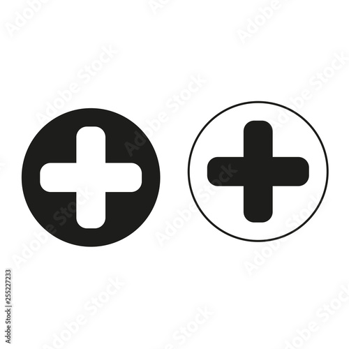 medicine cross vector icon