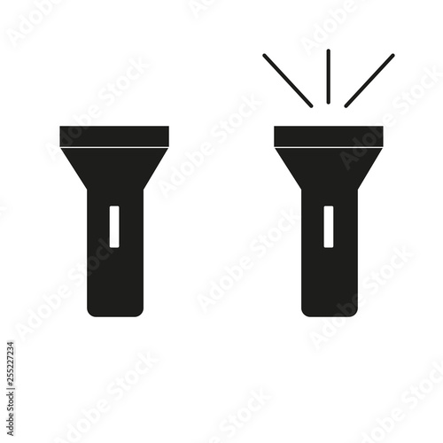flashlight icon vector