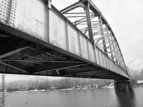 steel bridge from different angles