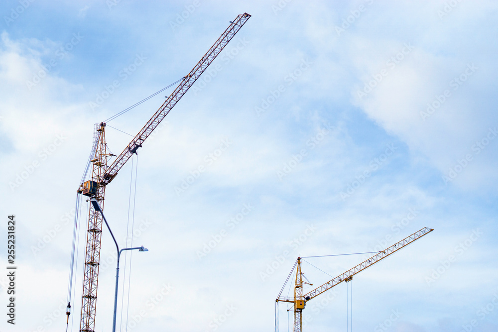 construction cranes construction of houses construction cranes construction of houses