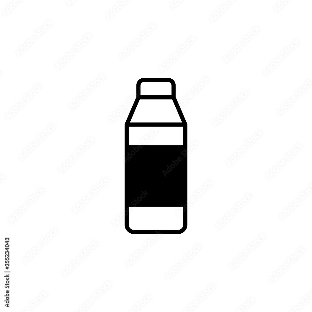 Milk bottle icon vector. Milk bottle vector design. sign design. flat style. Vector EPS 10 Milk bottle icon vector. Milk bottle vector design. sign design. flat style. Vector EPS 10