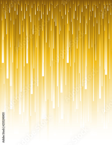 Abstract modern background with golden vertical lines. Backgrounds composed of glowing gold lines. Can be used for scrap booking, wallpaper, web, invitation, poster, banner, vector