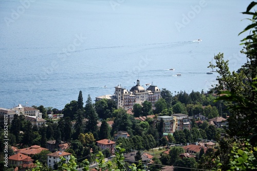 View to Stresa at Lake Maggiore, Italy