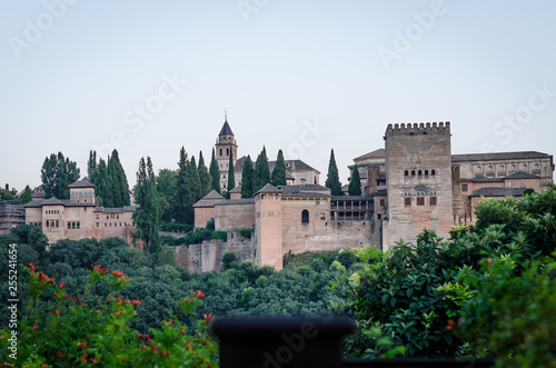 The Alhambra of Granada. Spain