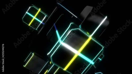 abstract background with squares