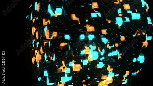 abstract background of cubes