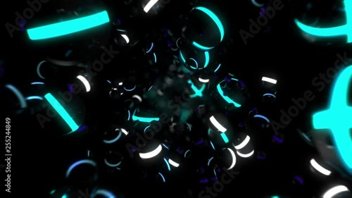 abstract background with lots of light spots