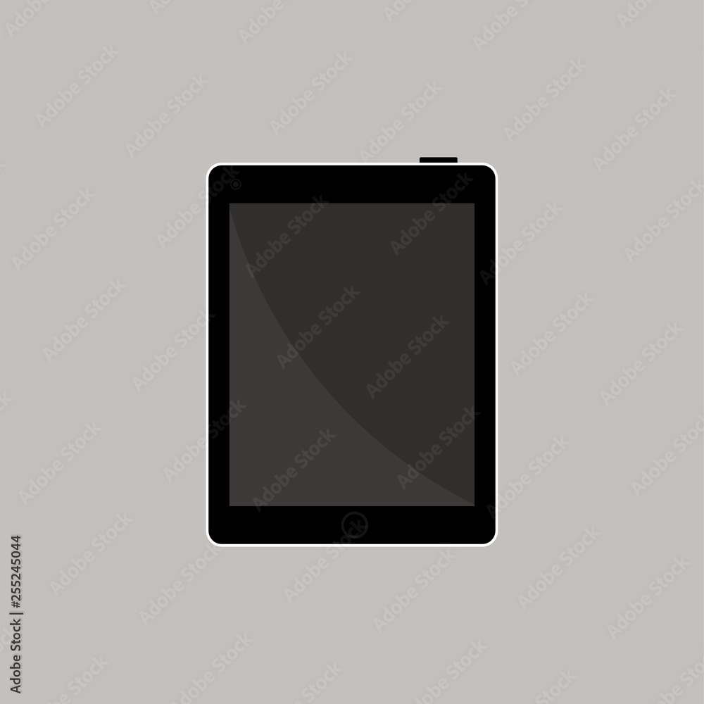 Vector tablet in flat style. Gadget ipad icon. Vector Illustration. Vector tablet in flat style. Gadget ipad icon. Vector Illustration.