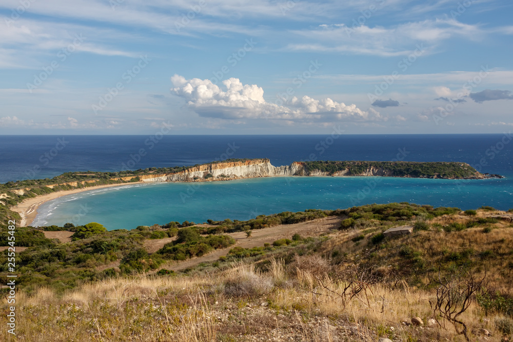 Beach Gerakas, the Greek island of Zante. Beautiful Natural Beach, located near Vasilikos Beach Gerakas, the Greek island of Zante. Beautiful Natural Beach, located near Vasilikos
