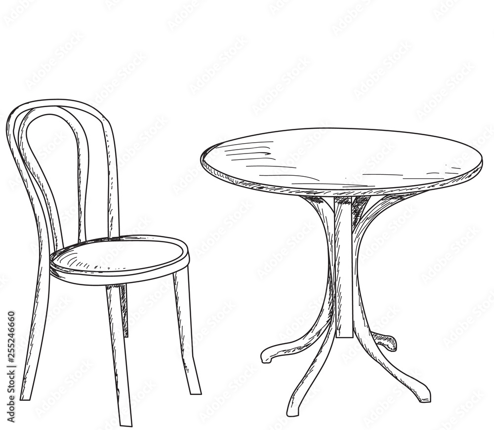 Download Table, Chair, Furniture. Royalty-Free Stock Illustration Image -  Pixabay
