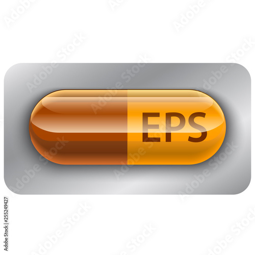 vector design of eps file icon 
