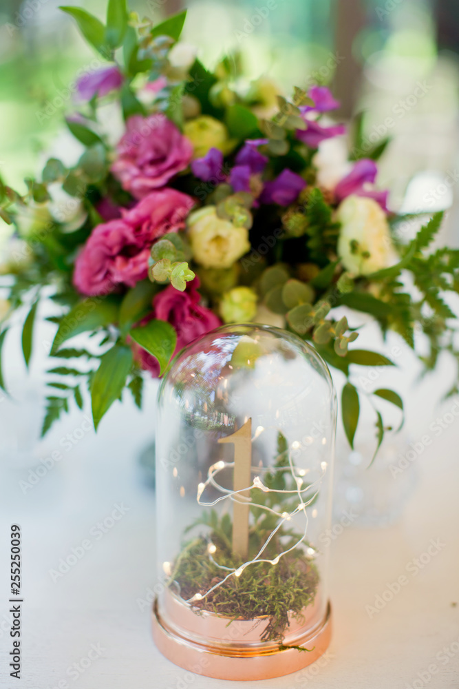 flower composition with white and pink flowers flower composition with white and pink flowers