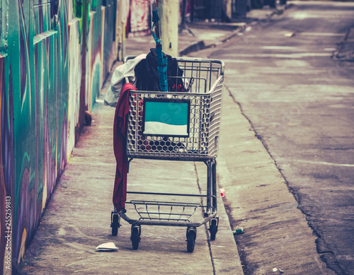 Canvas Print Homeless In America