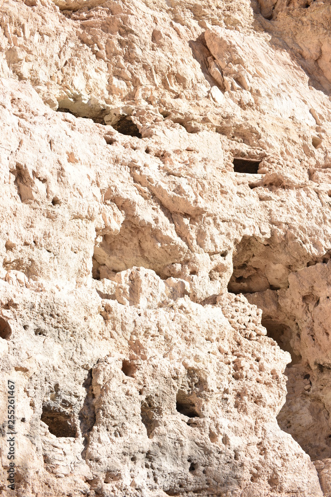 Camp Verde, AZ., U.S.A., Jan. 13, 2018. Arizona Montezuma Castle National Monument. Native American Sinagua Indians well-preserved group of limestone & mortar cliff dwellings circa 1125-1425 A.D. 