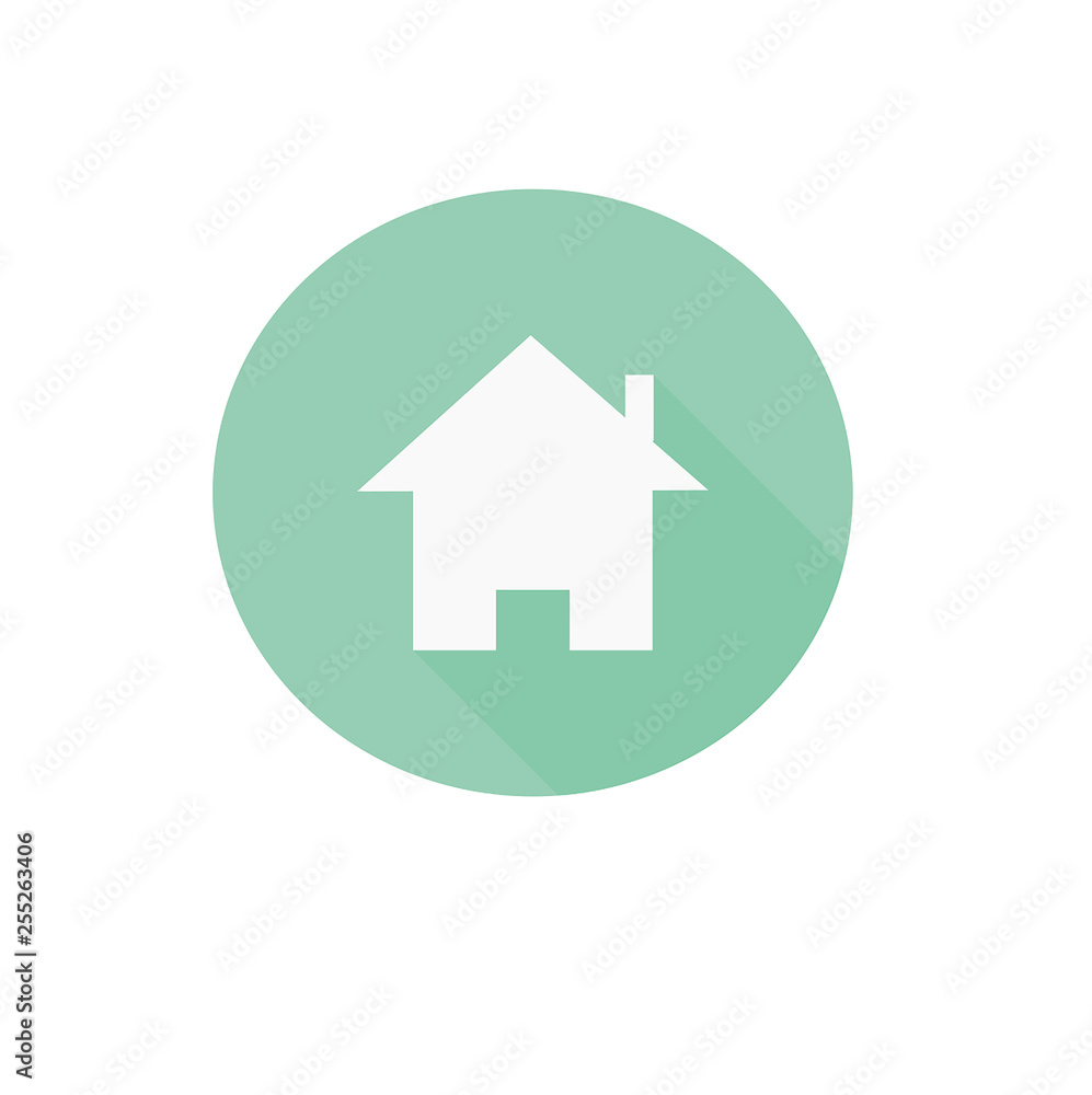 Obraz premium icon house pastel