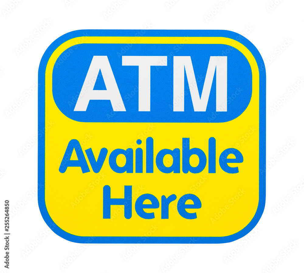 ATM Sticker