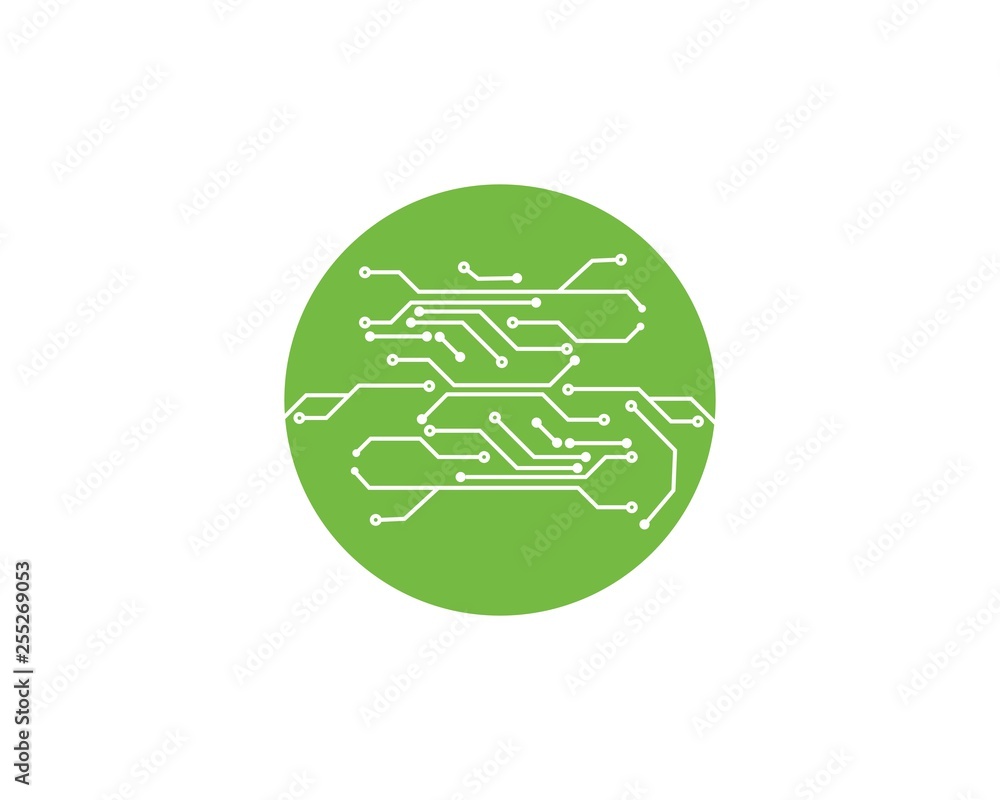 circuit board line concept design illustration circuit board line concept design illustration
