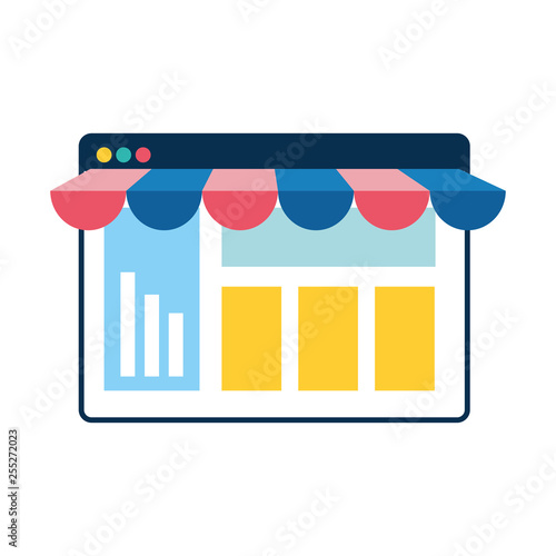 webpage template with ecommerce tent