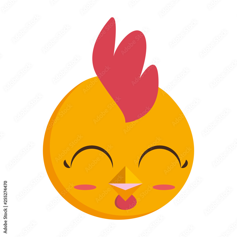 beautiful hen easter head character beautiful hen easter head character