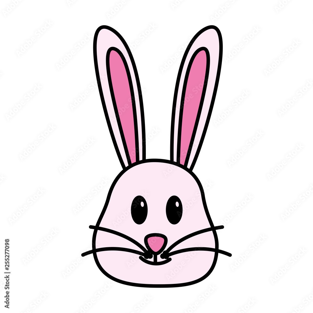 Obraz premium cute rabbit face