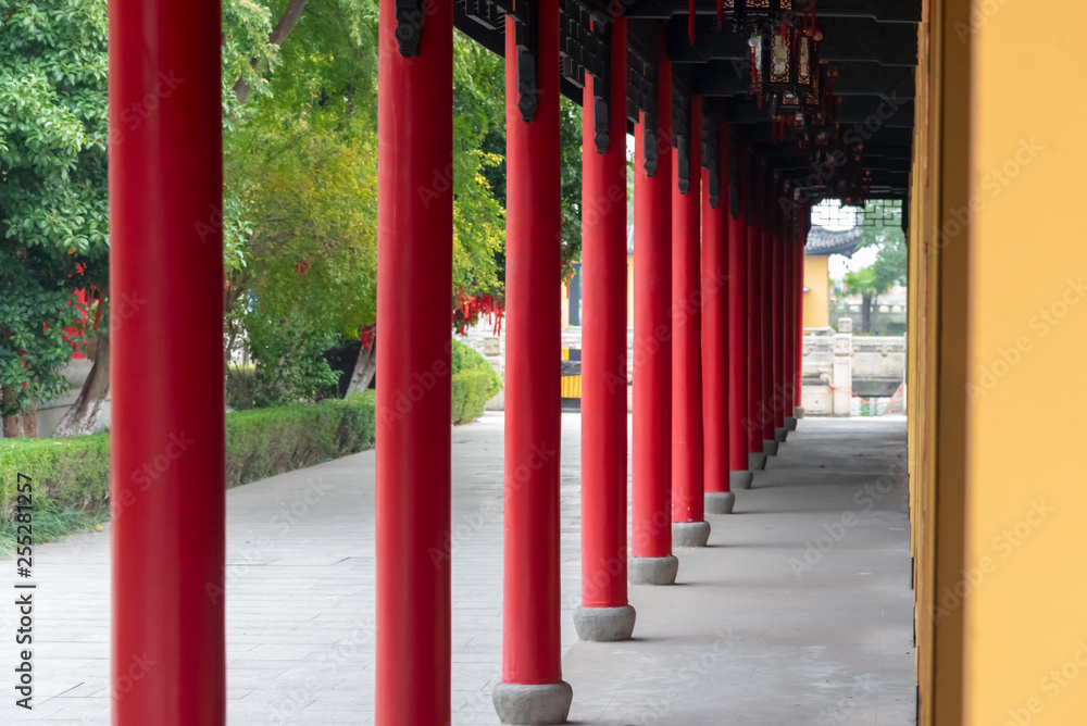 The architecture of Suzhou All Fu Temple The architecture of Suzhou All Fu Temple