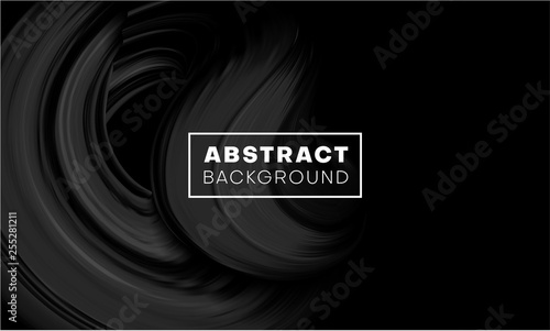 Creative abstract background with black brush stroke design.