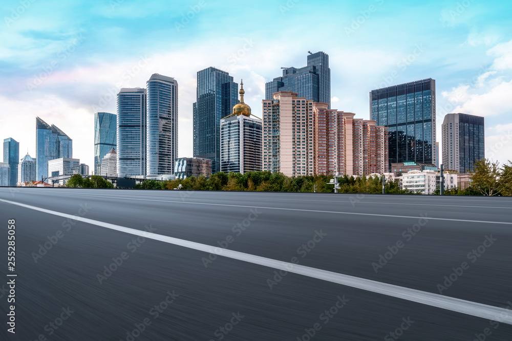 Urban Road, Highway and Construction Skyline..