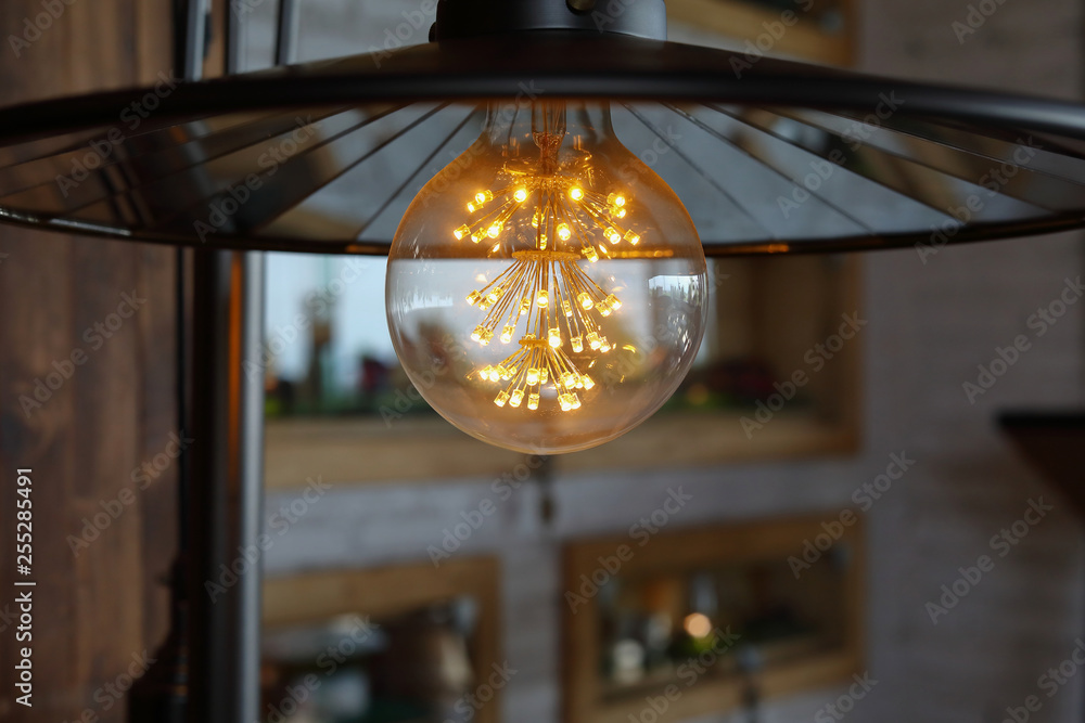 vintage light lamp interior decoration