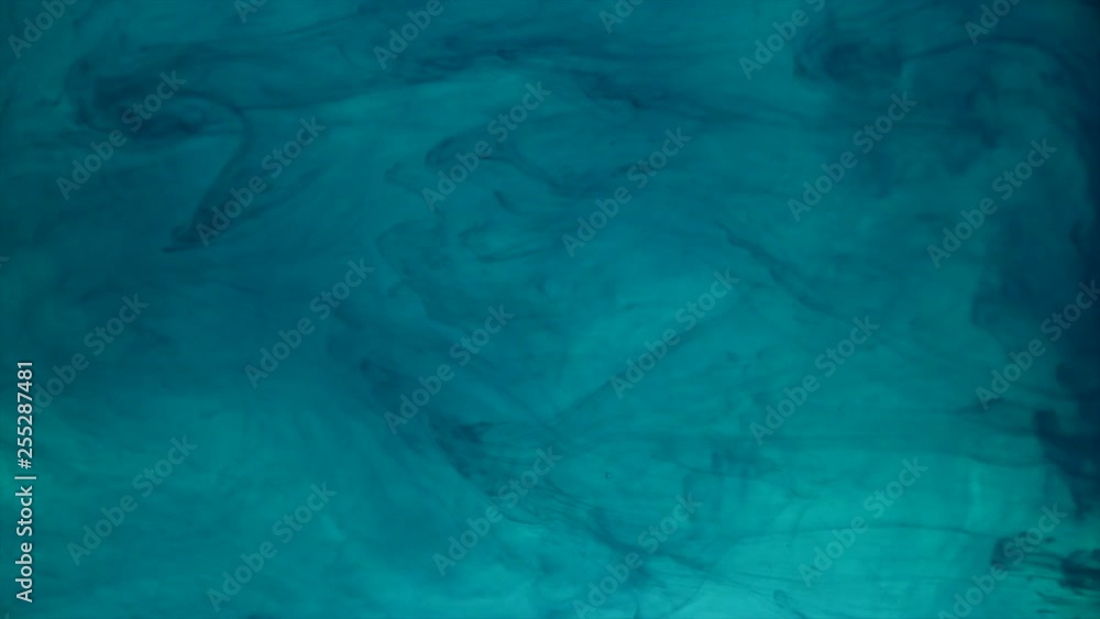Blue, cyan ink in water. Splash background, acrylic paint colorful footage. Blue, cyan ink in water. Splash background, acrylic paint colorful footage.