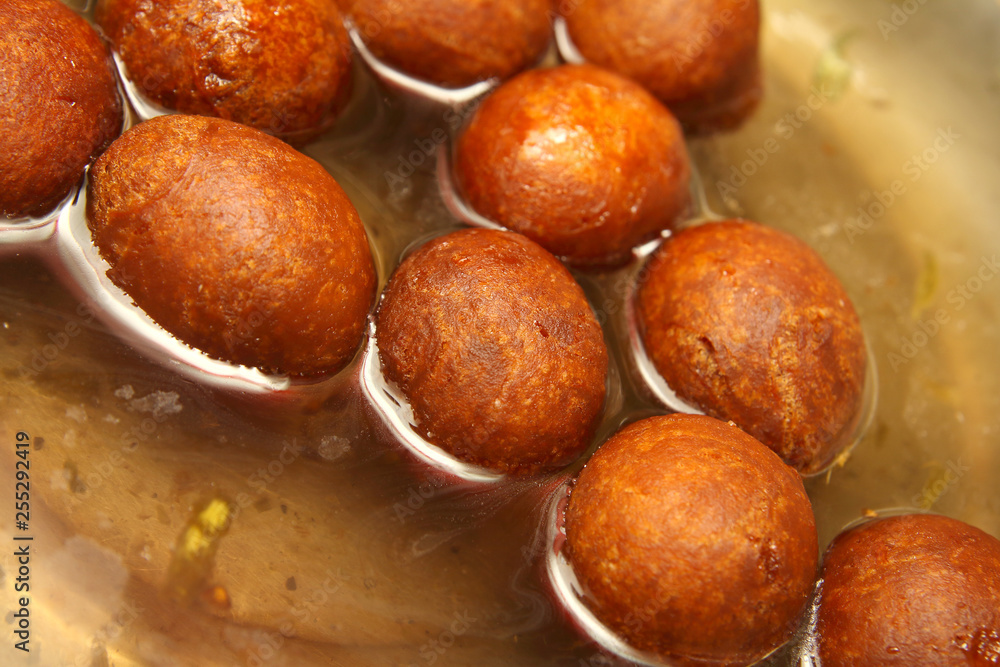 Obraz premium Indian Traditional sweet Gulab Jamun