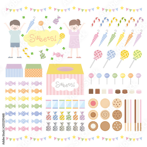 お菓子のつかみ取り