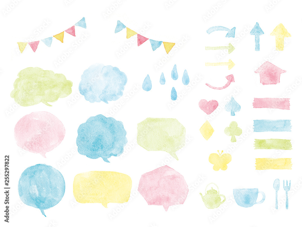 いろいろアイコンセット 吹き出し フォトプロップス Stock イラスト Adobe Stock