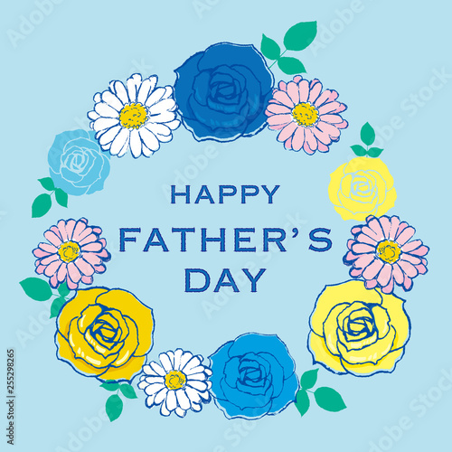 ファザーズデイ　父の日イメージ　イラスト